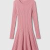 Kids CashSoft Rib Sweater Dress