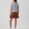 Kids Corduroy Pleated Skirt