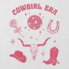 Kids Cowgirl Era Graphic Boxy Crop Tee