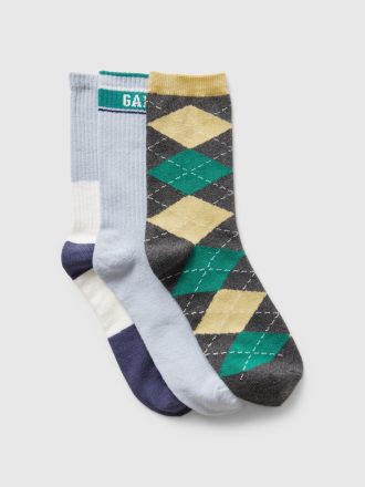 Kids Crew Socks ( 3-Pack)