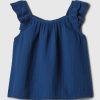 Kids Crinkle Gauze Top