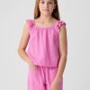 Kids Crinkle Gauze Top