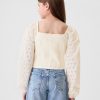 Kids Cropped Puff Sleeve Shirt