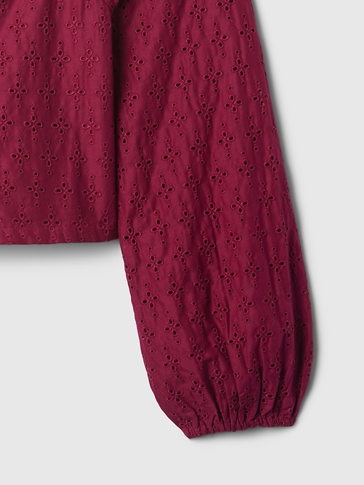 Kids Cropped Puff Sleeve Shirt Kids Cropped Puff Sleeve Shirt