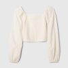 Kids Cropped Puff Sleeve Shirt