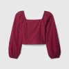 Kids Cropped Puff Sleeve Shirt Kids Cropped Puff Sleeve Shirt