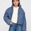 Kids Denim Puffer Jacket Kids Denim Puffer Jacket
