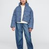 Kids Denim Puffer Jacket Kids Denim Puffer Jacket
