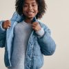 Kids Denim Puffer Jacket Kids Denim Puffer Jacket