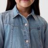 Kids Denim Western Shirtdress