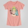 Kids Disney Princess Cinderella Life Is a Ball Fitted Short Sleeve Graphic Tee