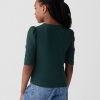 Kids Essential Rib Ruched Shirt