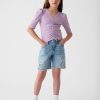 Kids Essential Rib Ruched Shirt