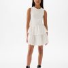 Kids Eyelet Tiered Dress