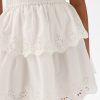 Kids Eyelet Tiered Dress