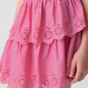 Kids Eyelet Tiered Dress