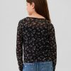 Kids Floral Mesh Top