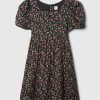 Kids Floral Puff Dress