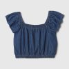 Kids Flutter Denim Top Kids Flutter Denim Top