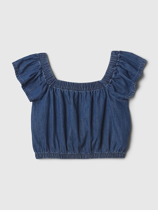 Kids Flutter Denim Top Kids Flutter Denim Top