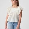 Kids Flutter Eyelet Shirt