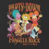 Kids Fraggle Rock Party Down Graphic Boxy Crop T-Shirt