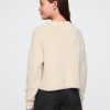 Kids Fuzzy Metallic Crewneck Sweater