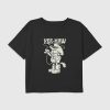 Kids Garfield Yee-Haw Graphic Boxy Crop T-Shirt