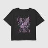 Kids Girl Math University Graphic Boxy Crop Tee