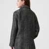 Kids Herringbone Tweed Overcoat