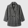Kids Herringbone Tweed Overcoat