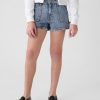 Kids High-Rise Denim Shorts