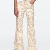 Kids High Rise Leopard Foil '70s Flare Jeans