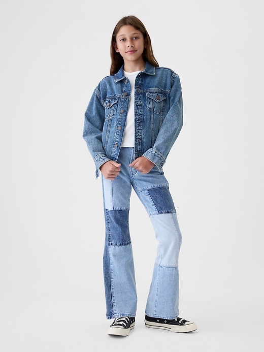 Kids High Rise Patchwork ’70s Flare Jeans Kids High Rise Patchwork ’70s Flare Jeans