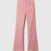 Kids High Rise Velvet '70s Flare Jeans