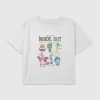 Kids Inside Out Emotions Graphic Boxy Crop Tee
