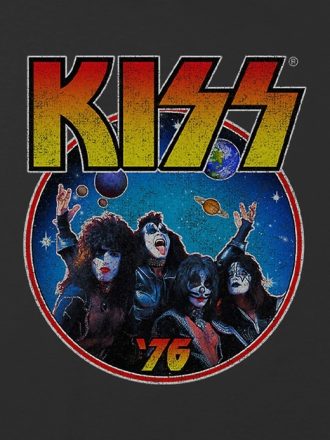 Kids KISS 76 Graphic Boxy Crop Tee