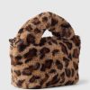 Kids Leopard Faux Fur Crossbody Bag