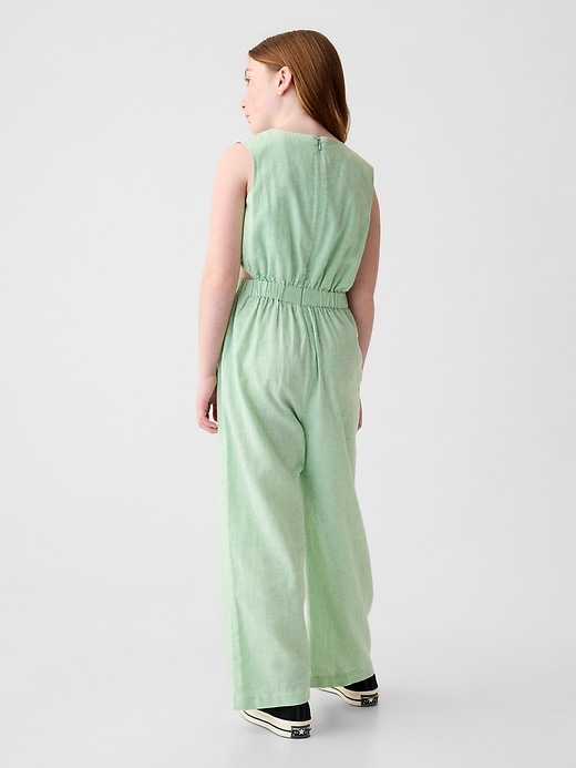 Kids Linen-Cotton Jumpsuit Kids Linen-Cotton Jumpsuit