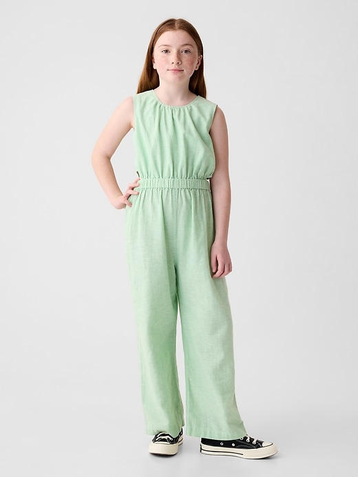 Kids Linen-Cotton Jumpsuit Kids Linen-Cotton Jumpsuit