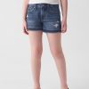 Kids Low Rise Denim Shorts
