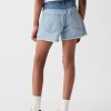 Kids Low Rise Denim Shorts