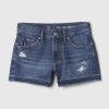 Kids Low Rise Denim Shorts