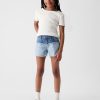 Kids Low Rise Denim Shorts