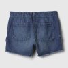 Kids Low Rise Stride Cargo Denim Shorts