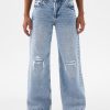 Kids Low Rise Stride Wide-Leg Jeans