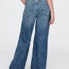 Kids Low Rise Stride Wide-Leg Jeans