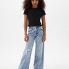 Kids Low Rise Stride Wide-Leg Jeans