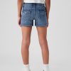 Kids Low Rise Y2K Denim Shortie Shorts