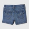 Kids Low Rise Y2K Denim Shortie Shorts